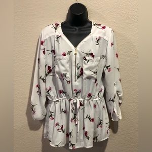 J for Justify Zip up Top